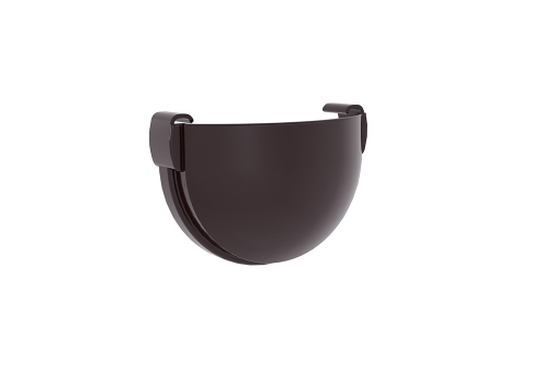 Заглушка желоба Grand Line 135/90 Дизайн ПВХ коричневый (RR 32)