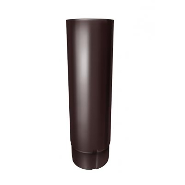 Труба 3м Grand Line Optima коричневая круглая