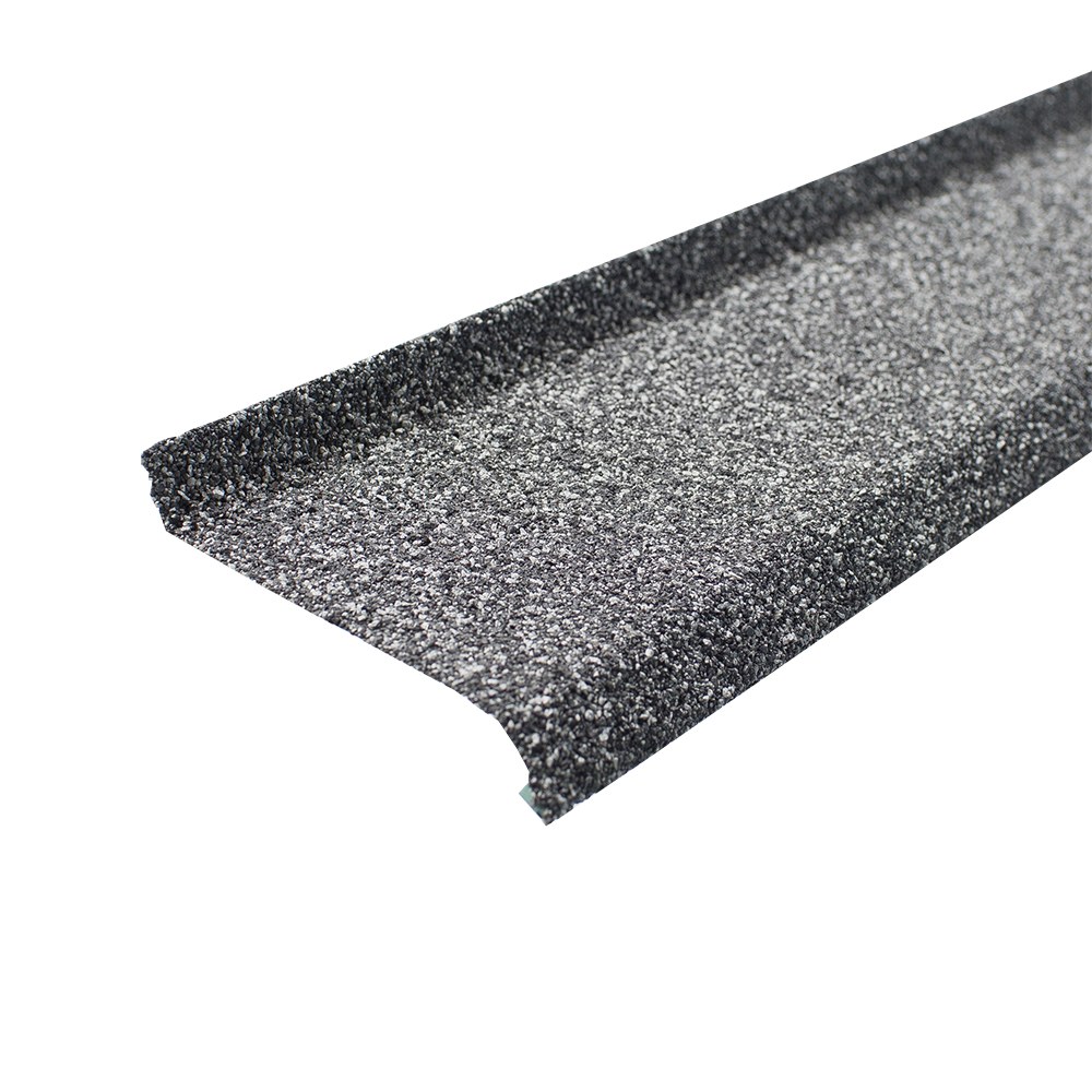 Планка цокольная HAUBERK 1250х85 мм с посыпкой Сланец