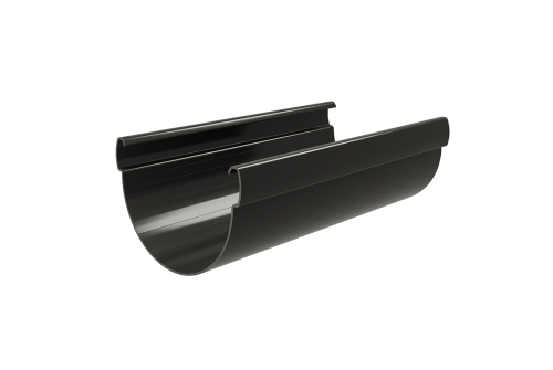 Желоб Grand Line Дизайн 135/90 ПВХ 3м черный (RAL 9005)