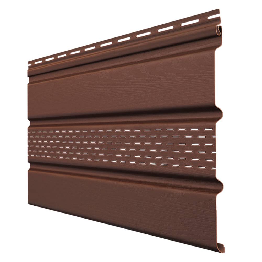 Софит Grand Line Classic с частичной перфорацией шоколадный (3,0 м)