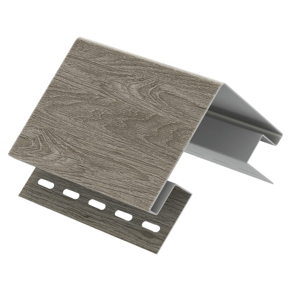 Наружный угол Ю-ПЛАСТ Timberblock Планкен Седой