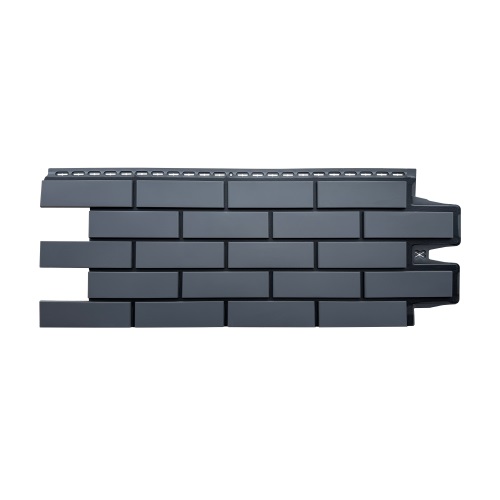 Фасадная панель Grand Line Клинкерный кирпич Design Графит (шов RAL 9005)