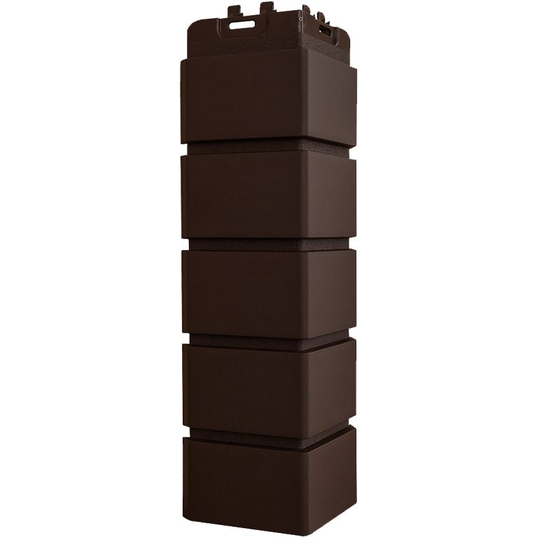 Угол фасадной панели наружный Клинкерный кирпич Classic Шоколадный