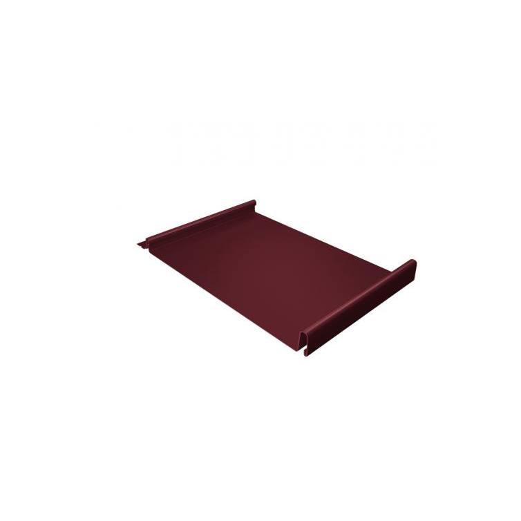 Кликфальц Grand Line 0,5 Satin с пленкой на замках RAL 3005 красное вино