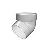 Колено трубы 67˚водосточной ПВХ Grand Line (Гранд Лайн) Белый