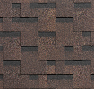 Гибкая черепица Döcke PIE STANDARD (Деке Пай Стандарт) ТЕТРИС Коричневый