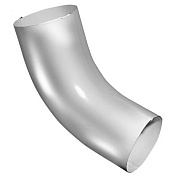 Колено трубы 60° Grand Line Optima белое круглое