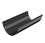 Желоб ТН ПВХ , черный, глянец (3м)