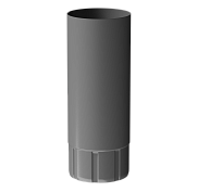 Труба водосточная Döcke STAL PREMIUM D90 3 м Графит