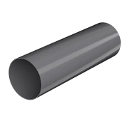 Труба 1,5м ТН ПВХ , серый, глянец