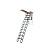 Чердачная лестница металлическая ножничная Fakro 70х120/280