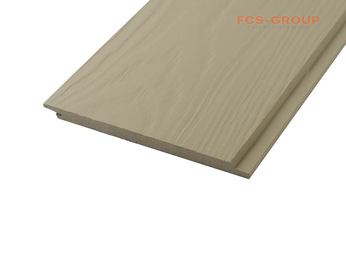 Фиброцементный сайдинг FCS Wood Click (шип-паз) 3000*190*10мм F57