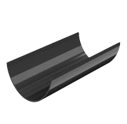 Желоб 1,5м ТН ПВХ, черный, глянец