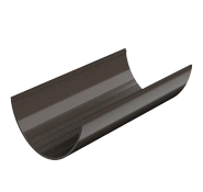 Желоб ТН ПВХ , темно-коричневый, глянец (3м)