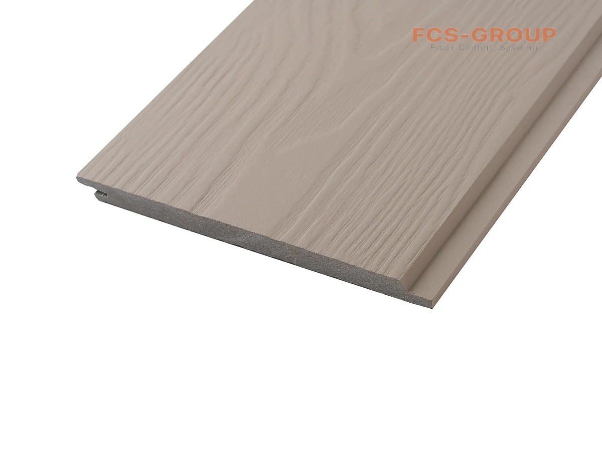 Фиброцементный сайдинг FCS Wood Click (шип-паз) 3000*190*10мм F14