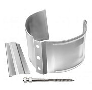 Кронштейн трубы на кирпич Grand Line Optima белый (для круглой системы)