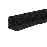 Металлический уголок внутренний HAUBERK с посыпкой Черный