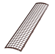 Решетка желоба защитная (0,6 пог.м.)ТН ПВХ, коричневый