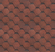 Гибкая черепица Финская Соната Красный SHINGLAS ТЕХНОНИКОЛЬ