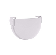 Заглушка желоба Grand Line 135/90 Дизайн ПВХ белый (RAL 9003)