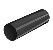 Труба 1,5м ТН ПВХ , черный, глянец