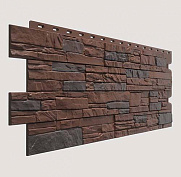 Фасадная панель Docke PREMIUM STEIN Темный орех