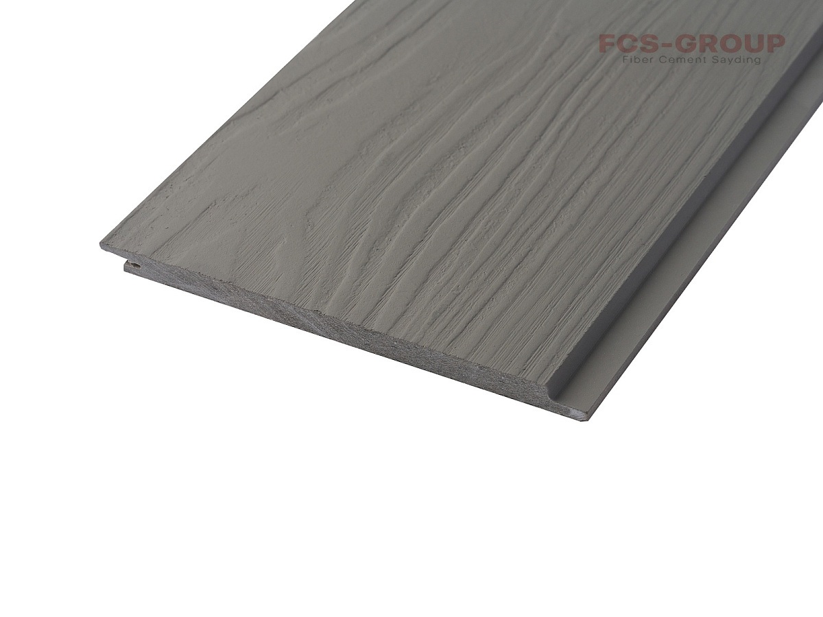 Фиброцементный сайдинг FCS Wood Click (шип-паз) 3000*190*10мм F56