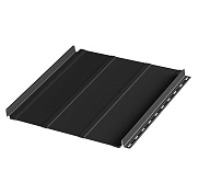 Фальцевая панель AQUACLICK Силуэт-2 PE Matt (Zn180) 0,5мм Rooftop Бархат RAL9005 с подгибом / без подгиба